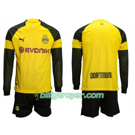 Billige Fotballdrakter Borussia Dortmund Barn Hjemmedraktsett 2018/19 Langermet